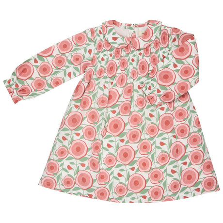 Smock Peter Pan collar dress - Large Floral