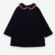 Dress jersey navy with red and white collar
