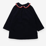 Dress jersey navy with red and white collar