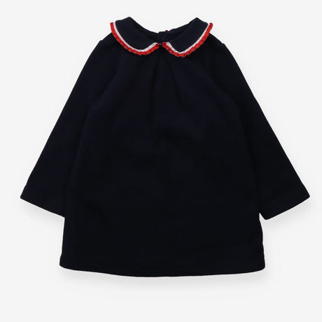Dress jersey navy with red and white collar