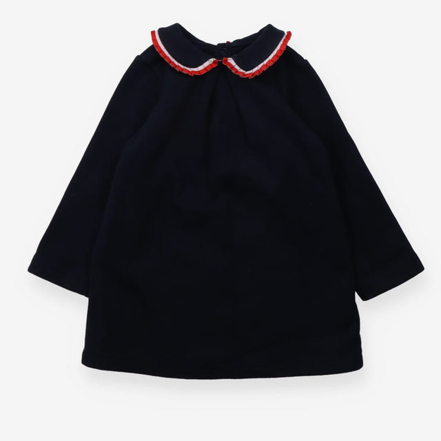 Dress jersey navy with red and white collar
