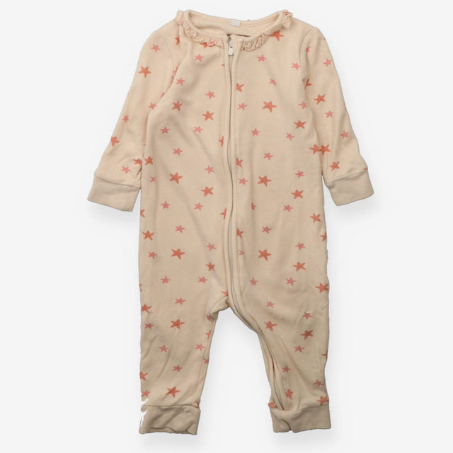 Pink star sleepsuit