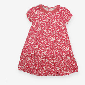 Dress Short Sleeve Pink Enchanted Forrest