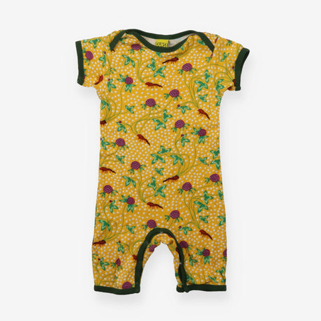 Romper Yellow and Green Floral Plants