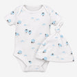 Bodysuit white sheep with hat