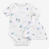 Bodysuit white sheep with hat