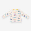 Tee LS white fox dino