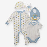 Lion Outfit Set with Mittens, Hat and Bib - Rock A