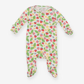Sleepsuit Bees and Strawberries