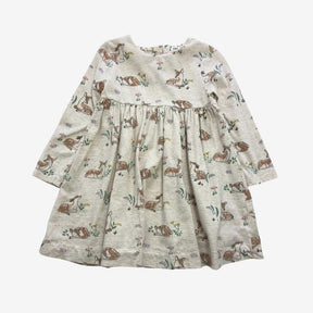 Cream Fawn Jersey Dress