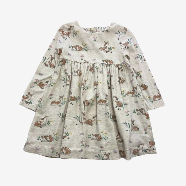 Cream Fawn Jersey Dress