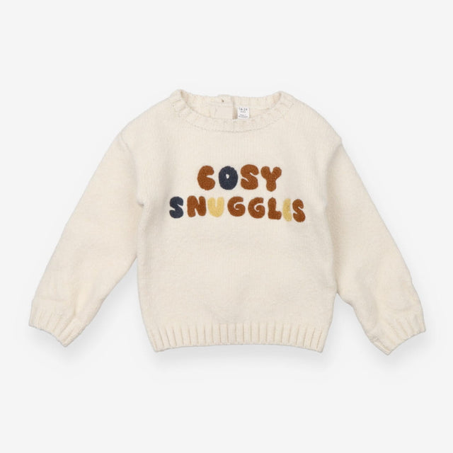 Knit Sweater Cream Cosy Snuggles