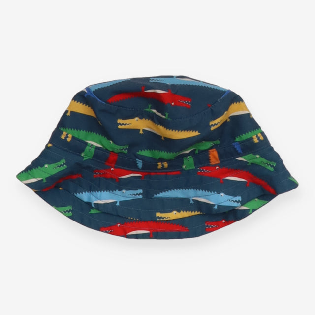 Sunhat Navy Colourful Crocodiles