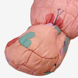 Quilted Pink Butterfly Pramsuit