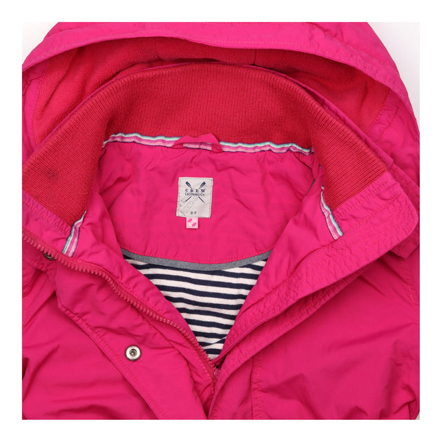 Pink waterproof lined coat