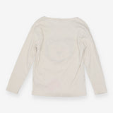 Tee Shirt Long sleeve Cream Bear and Animal Prints
