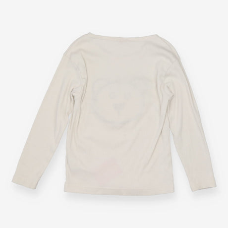 Tee Shirt Long sleeve Cream Bear and Animal Prints