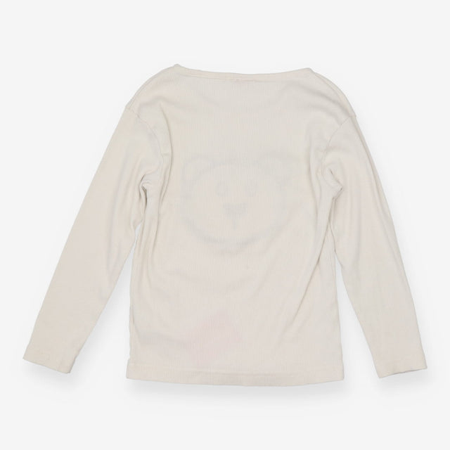 Tee Shirt Long sleeve Cream Bear and Animal Prints