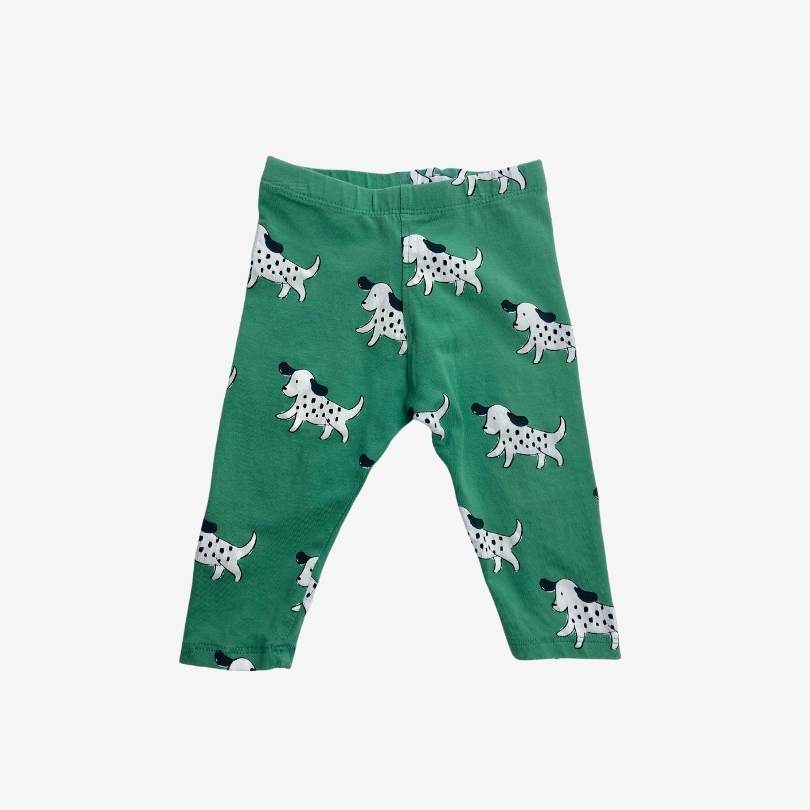 Green Dalmatian Leggings