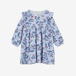 Blue floral baby dress