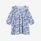 Blue floral baby dress