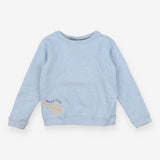 Sweatshirt blue leopard shark