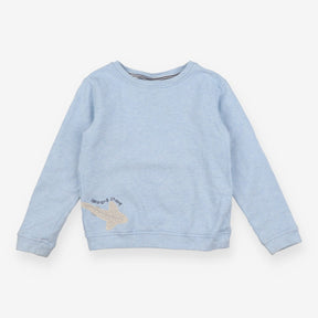 Sweatshirt blue leopard shark