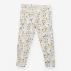 Leggings light blue rabbits