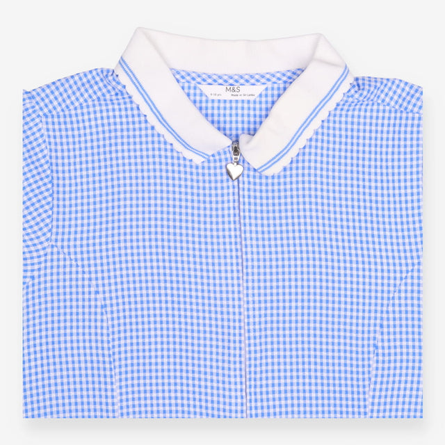 Uniform Girls Blue Gingham Dress 2 Pack 