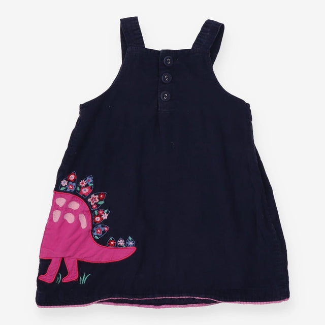 Navy Stegosaurus Pinafore 