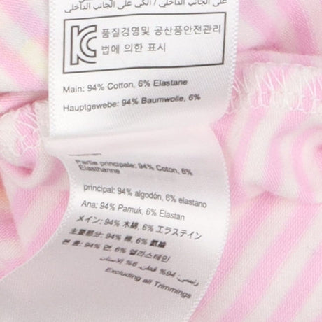 Pink striped mermaid dress with bloomers