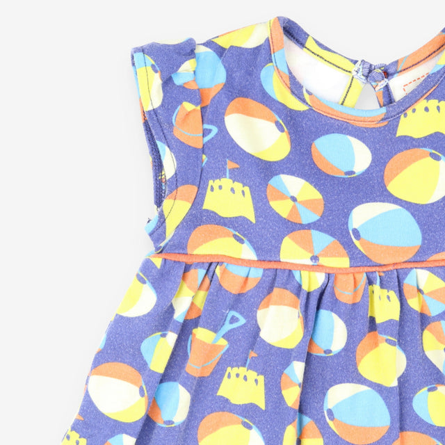 Beach days dress with built in bodysuit