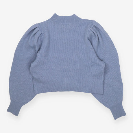 & Other Stories Blue Yak Wool Balloon Sleeve Knit 