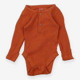 Bodysuit long sleeve orange