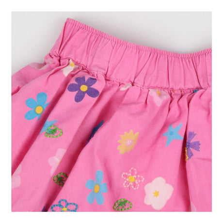 Pink Flowers Skirt
