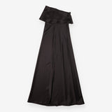 Bec + Bridge Black Strapless Foldover Neckline Mid