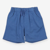 Blue basic jersey shorts