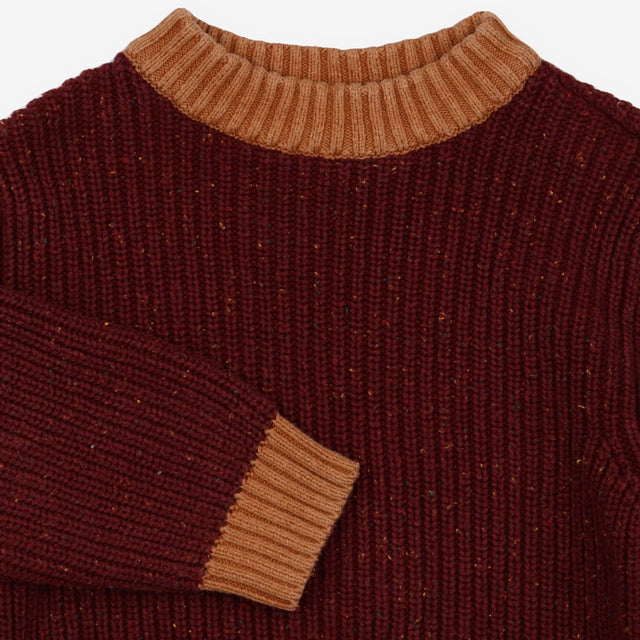 Burgundy Knit Sweater