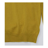 Jumper Pure Cashmere Crew Neck Knit Chartreuse Yel