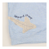 Sweatshirt blue leopard shark
