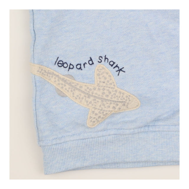 Sweatshirt blue leopard shark