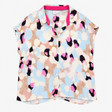 Shirt Multicolour Abstract Print Short Sleeve Butt
