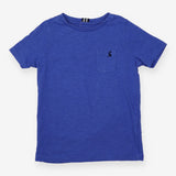 Plain blue t-shirt with pocket