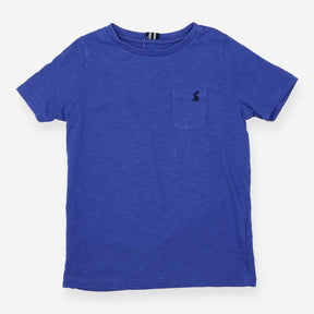 Plain blue t-shirt with pocket