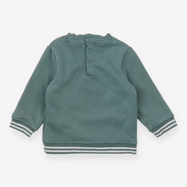 Green Igloo slogan sweater 
