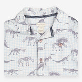Shirt with dino skeletons