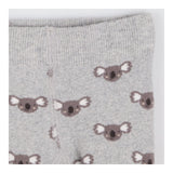 Leggings knit grey koala print