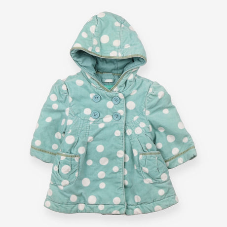 Mint Green Polkadot Peacoat