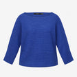 Jumper VMNORA 3/4 Sleeve Boatneck Fine Knit Cobalt