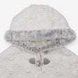 Grey Hooded Poncho